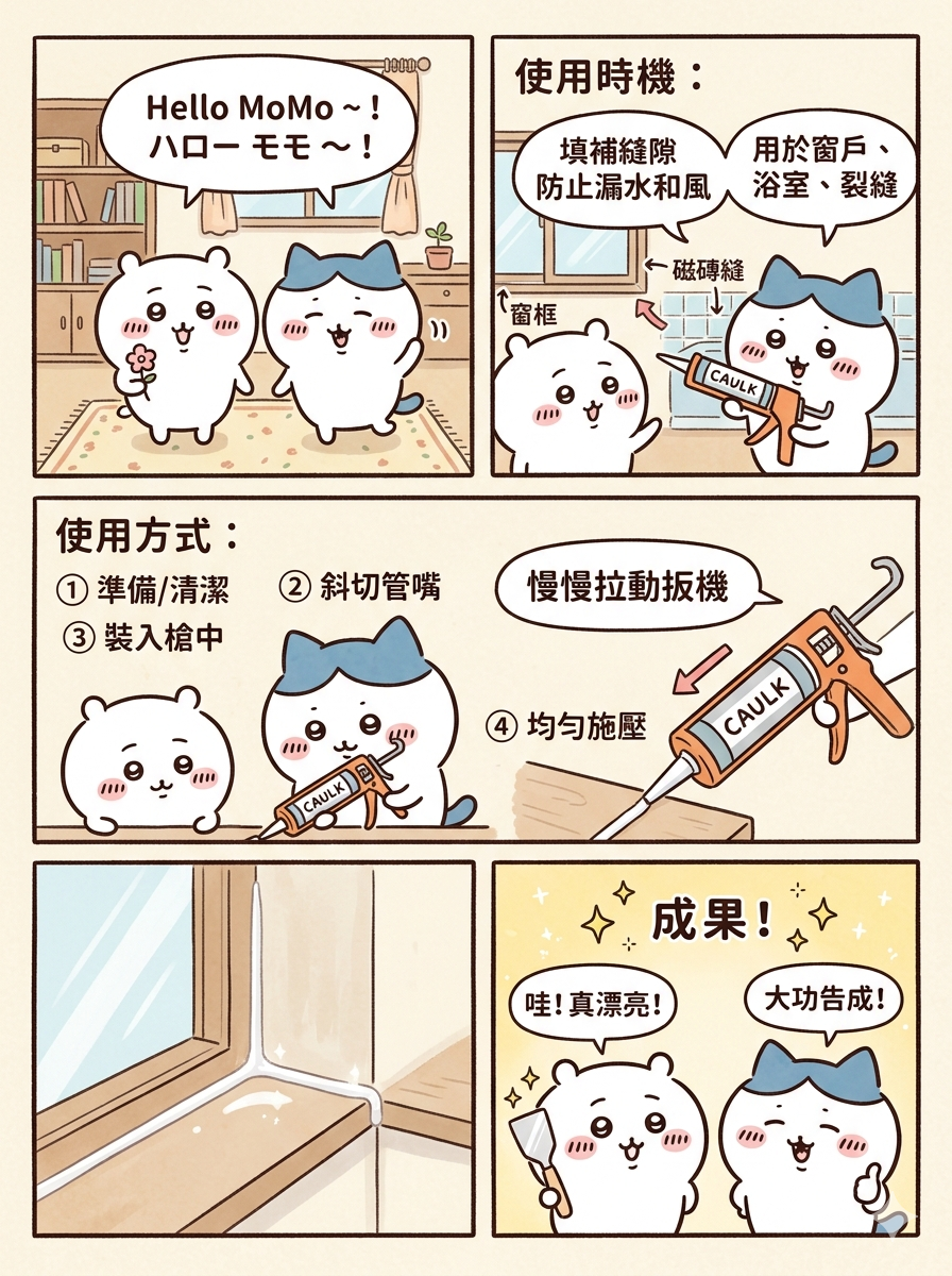 How to use a caulking gun